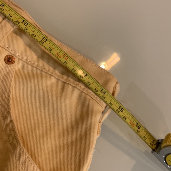 Vintage yellow Levi’s - waist 14” tag says 12 - Picture 5 of 10